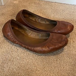 Frye leather ballet flats